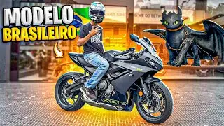 A TRIUMPH ME CHAMOU PRA TESTAR A NOVA DAYTONA 660 LANÇAMENTO *MUITO FORTE