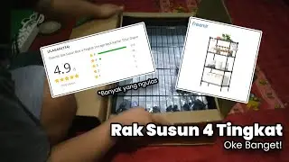 Freemir Rak Susun 4 Tingkat Oke banget - Unboxing | Review | OPIKARIEF ID