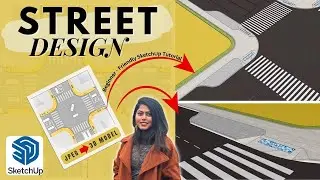 SketchUp Streetscape 3D Modeling for Beginners: Import, Scale, Draft & Model a Street from an Image