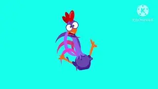 Gallina pintadita mini: cayendo