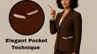 ✅ Jacket Pocket Sewing Technique | One Detail Changes Everything