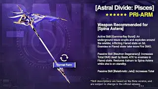 「HONKAI IMPACT 3RD」Unlocking and Upgrading New PRI-ARM [ASTRAL DIVIDE: Pisces] to 6-STARS