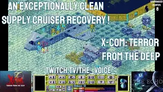 An exceptionally clean Supply Cruiser recovery! X-COM: Terror From The Deep, Pacifist Challenge!