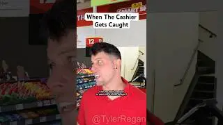When The Cashier Gets Caught #shorts