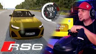 MY NEW AUDI RS6 GOES 400KM/H! 🚘 Beam Ng Mody