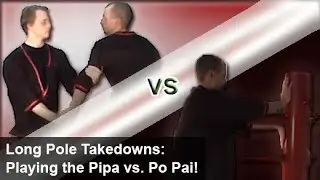 Long Pole & Wooden Dummy applications - section 6 - Throws - Playing the Lute vs Po Pai