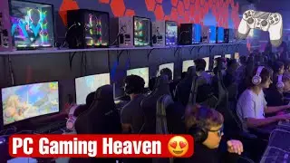 Biggest Gaming Room I’ve Ever Seen 😳 Sooo Many PC’s (My Hellcat gets stuck in a thunderstorm)