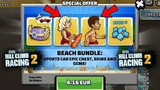 Hill Climb Racing 2 - New Skins Lifeguard Girl & Guy 💎
