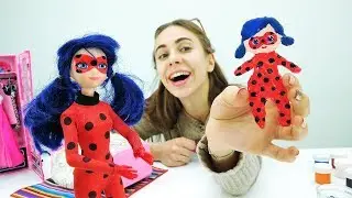 Делаем куклу Леди Баг для Супер Кота своими руками! Видео игры.