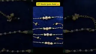 DIY Bhabhi Lumba rakhi😱#youtubeshorts #shorts #diy #rakhi #shortvideo @CrafterAditi  #viral