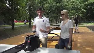 Где поиграть в настольный теннис летом