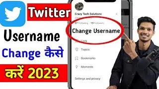 How To Change Username On Twitter | Twitter Par Username Kaise Change Kare 2023 | In Hindi