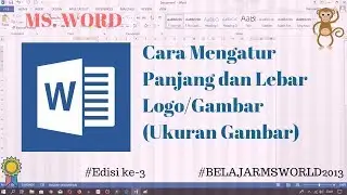 Cara Mengatur Panjang dan Lebar Logo/Gambar di Micorosft Word #mengaturukuran