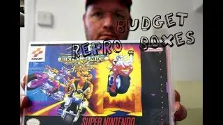 How to make reproduction games boxes on a budget for Super Nintendo