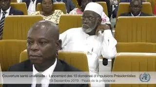 Couverture Sanitaire Universelle - Lancement des 10 domaines d'impulsions présidentielle