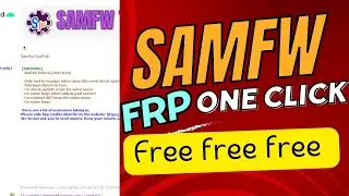 SawFw Tool 4.8.1 Samsung Frp Remove Latest Version