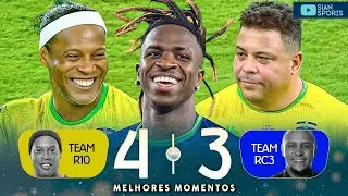 Ronaldinho Team vs Roberto Carlos Team 4-3 Extended Highlights & Goals - The Beautiful Game 2023