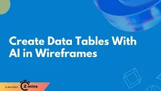 Create Data Tables With AI in Wireframes