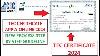 TEC CERTIFICATE APPLY 2024 | NEW PROCESS STEP BY STEP GUIDELINE 2024 