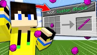 Minecraft, But There Are Custom Sticks!
