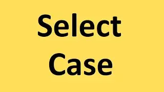 Podstawy VBA - Select Case