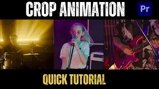 Learn How To Create Create Animated Split Screen Crop Effect in Premiere Pro | Quick Tutorial