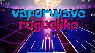 a high-speed vaporwave roguelike - highway hijinks