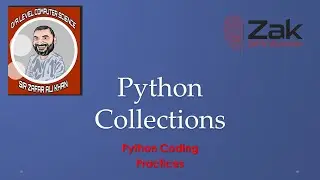 Python 21 | Step-wise | Python Collections | O/A Level | By ZAK