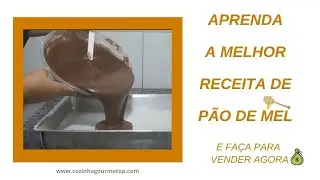 😋 Receita de Pão de mel massa Perfeita úmida e fofinha