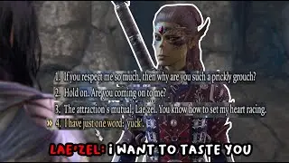 Lae'zel Confess She Likes Tav (All Options) [Baldur's Gate 3]