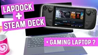 STEAM DECK LAPTOP?  Playing Steam Deck on the Uperfect X Pro Lapdock