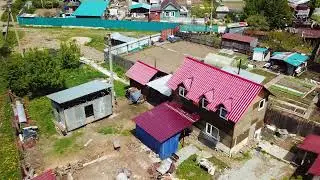 Участок 7.5 соток, баня, сарайчик, недостроенный дом на ул. Сарапульская (4К видео)