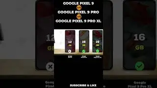 Google Pixel 9  vs Google Pixel 9 Pro vs Google Pixel 9 Pro XL 