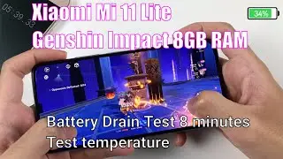 Xiaomi Mi 11 Lite Test Game Genshin Impact | Snapdragon 732G