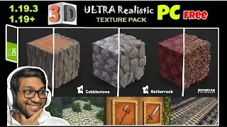 Minecraft realistic texture packs download ultra 3D free High end graphics khatarnak Low End