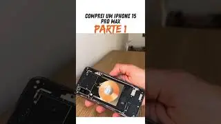 Comprei um iPhone 15 pro MAX - parte 1 #iphone #iphone15promax #unboxing