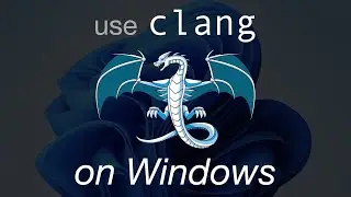 DITCH Visual Studio and use clang on Windows (for C++)