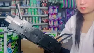 Auto Gatling Gun Roman Candle Barrage - Unboxing and demo