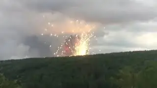 Взрыв в военной части