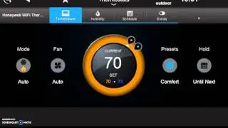 Honeywell Wi-i Thermostat Scheduling from Control4