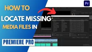 How To Locate missing Media Files In Premiere Pro | Cinemagicut