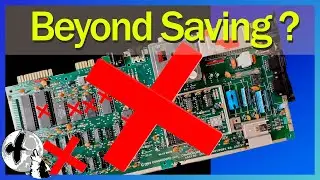 Trying to Fix a FRIED Commodore 64! Over a Dozen Bad ICs!