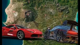 Проехал всю карту Forza Horiozon 5 меняя машину каждую минуту.
