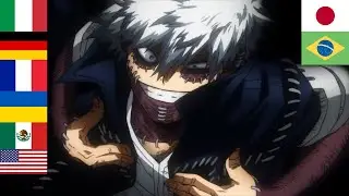 Dabi(Toya Todoroki) crazy speech in different languages |  My Hero Academia