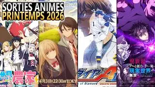 ANIMÉ : SORTIES DES ANIMES DE LA SAISON PRINTEMPS 2026 | アニメ - マンガ