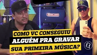 Gravei minha primeira música assim.