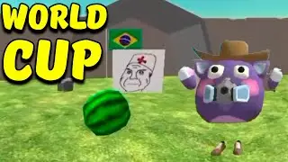 I MADE AND PLAY WORLD CUP in Chicken Gun!