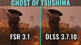 FSR 3.1 vs DLSS 3.7.10 - Ghost of Tsushima - 1440p - RTX 3070