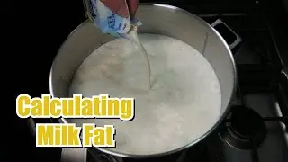 Calculating Milk Fat Content for Cheese Making - Using Pearson Square