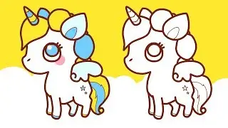 How To Draw A Cute Unicorn